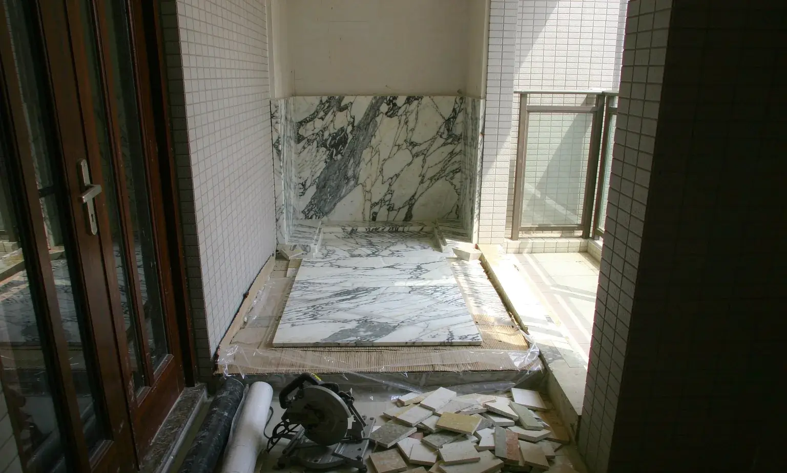 雲石無縫接駁收口工藝