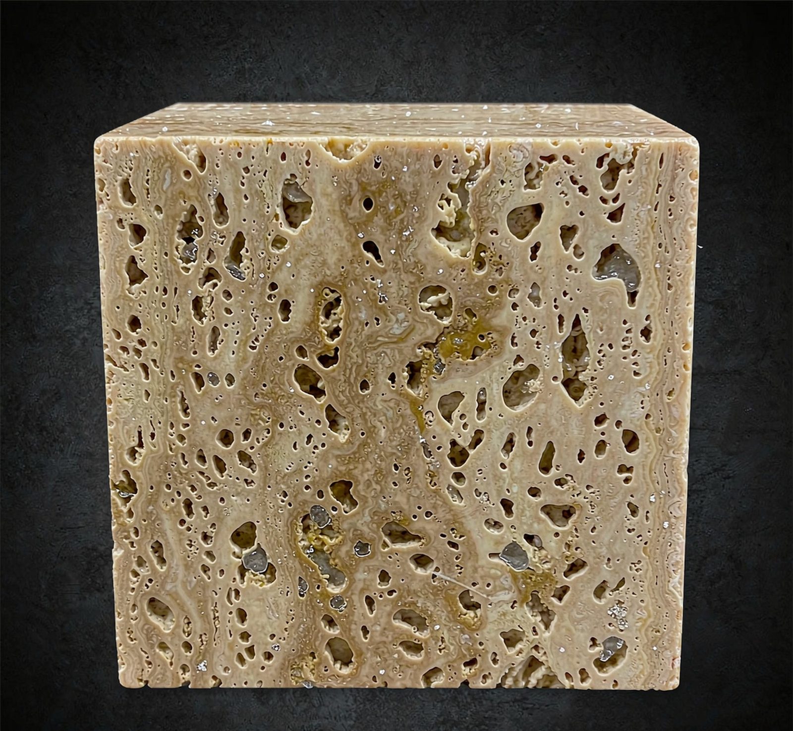 Beige Travertine 米洞石 高清石材鑒賞 - 香港恆生石材