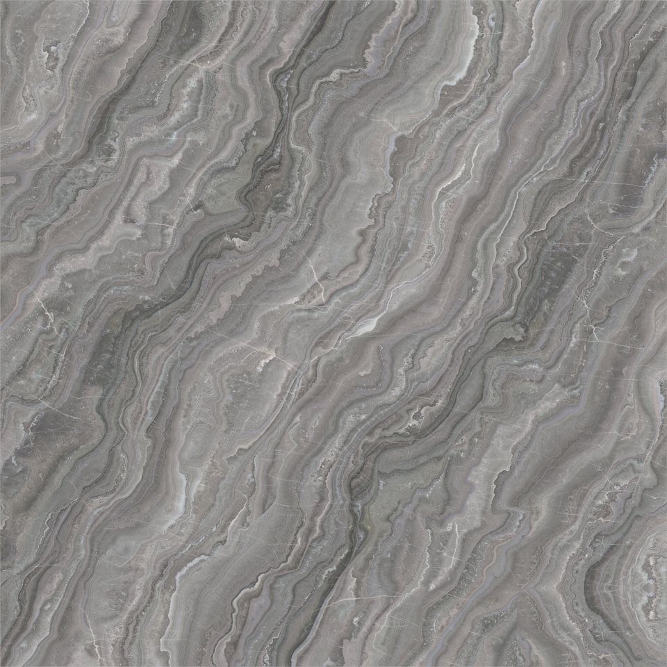 亞馬遜灰 Amazon Grey Marble 石材樣板圖,灰色系,產地巴西,產地巴西,體積密度2.78 g/cm³,吸水率≤0.25%,莫氏硬度4,適用於地面、牆身、檯面、大堂、特色牆
