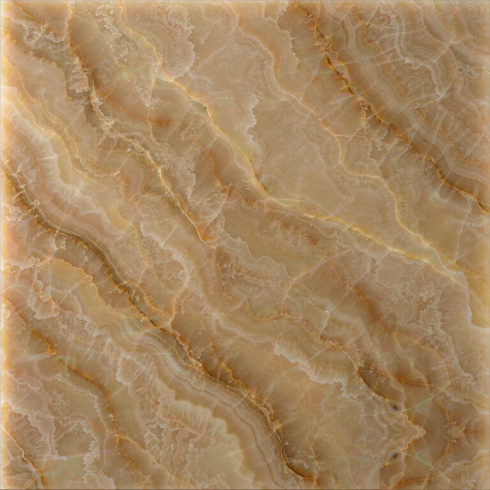 琥珀米黃 Amber Beige Marble 石材樣板圖，米黃系，產地土耳其，產地土耳其，體積密度2.66 g/cm³，吸水率≤0.35%，莫氏硬度3，適用於地面、牆身、檯面、特色牆、大堂