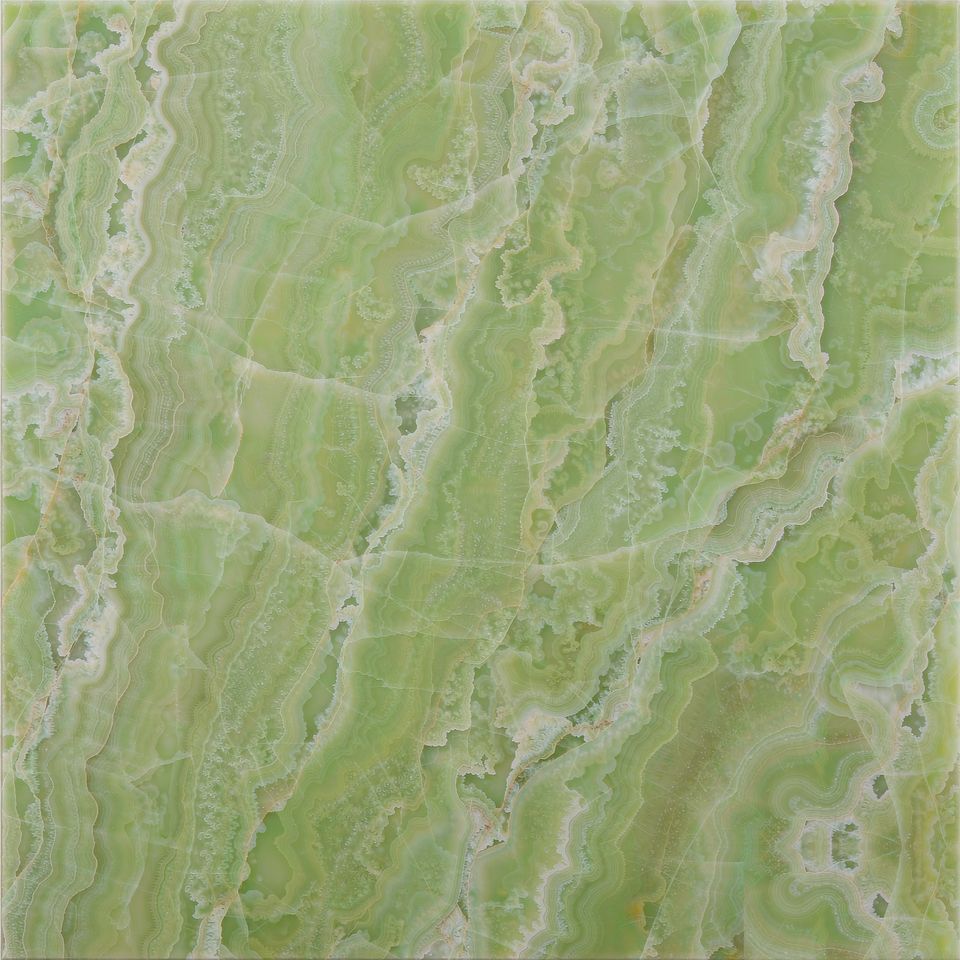 蘋果綠 Apple Green Marble 石材樣板圖,綠色系,產地中國,產地中國,體積密度2.61 g/cm³,吸水率≤0.22%,莫氏硬度4,適用於牆身、檯面、特色牆、客廳、地面