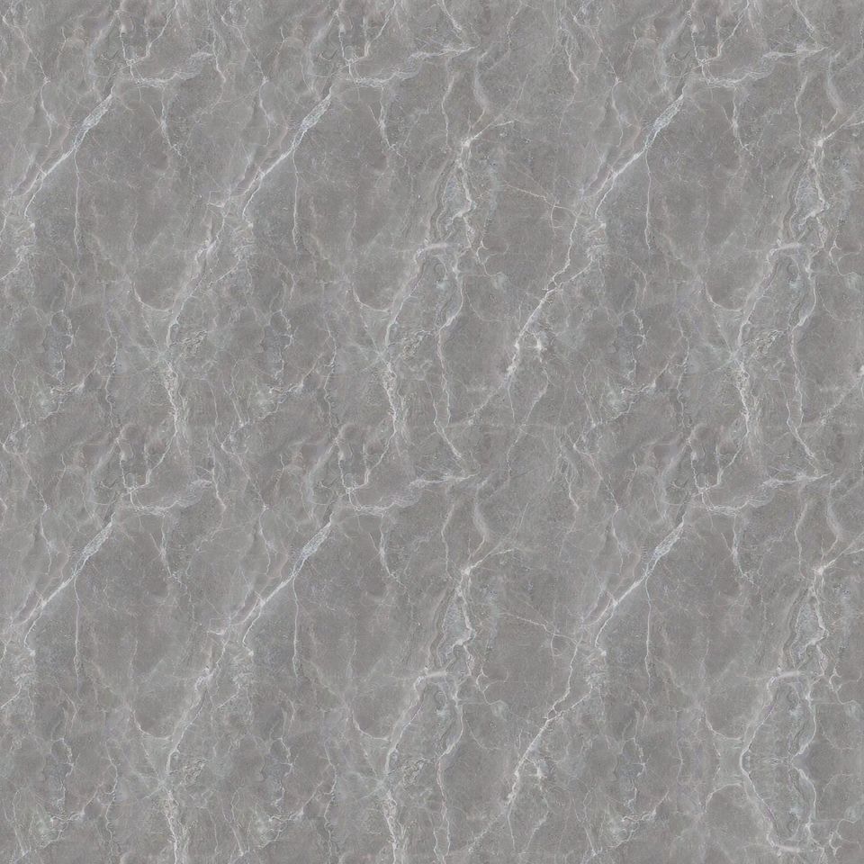 灰姑娘 Cinderella Grey Marble 石材樣板圖，灰色系，產地土耳其，產地土耳其，體積密度2.66 g/cm³，吸水率≤0.21%，莫氏硬度4，適用於地面、牆身、檯面、客廳、大堂