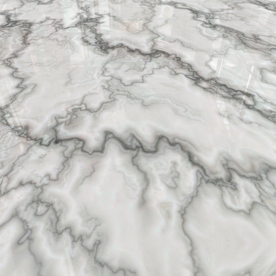 雲霧白 Cloud Mist White Marble 石材樣板圖，白色系，產地土耳其，產地土耳其，體積密度2.69 g/cm³，吸水率≤0.35%，莫氏硬度3，適用於牆身、檯面、洗手間、大堂、特色牆