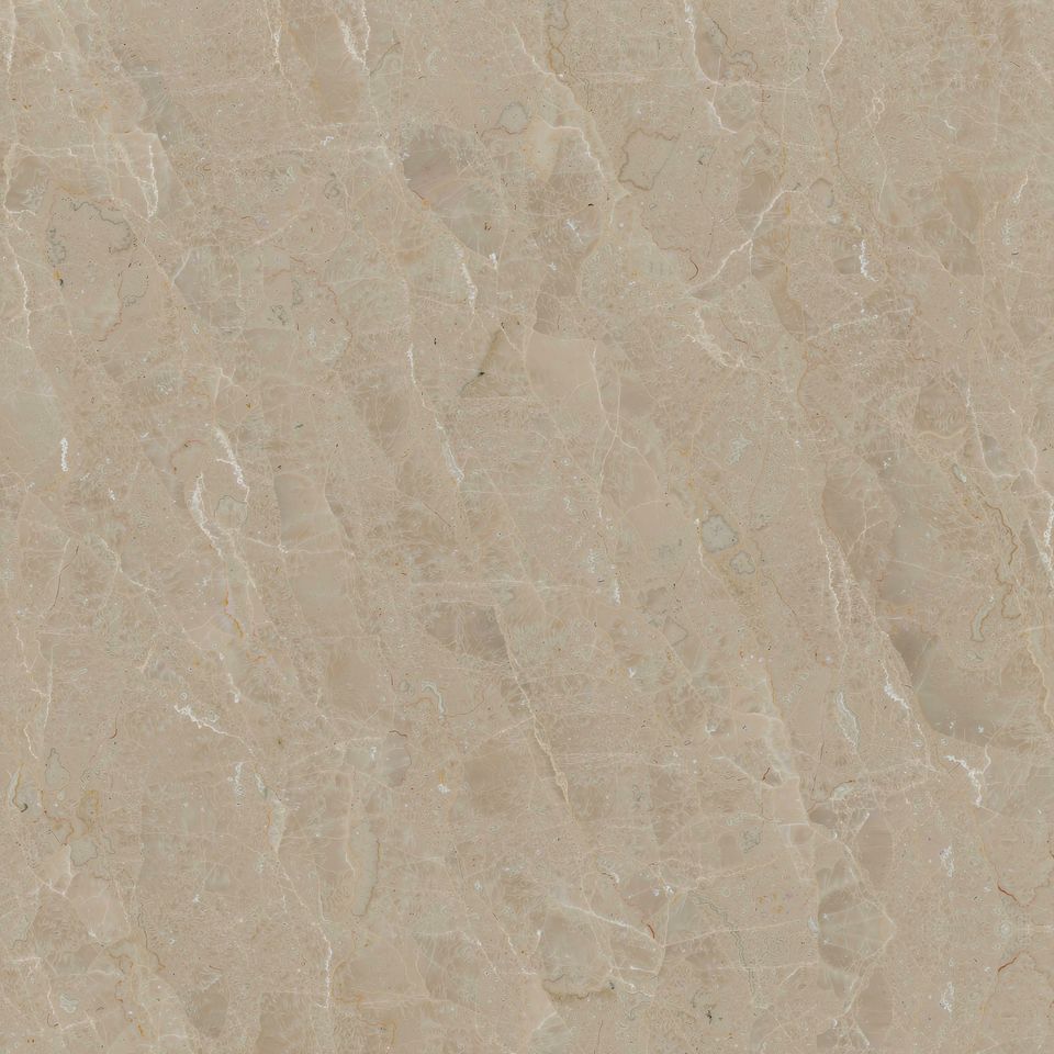 埃及米黃 Egyptian Beige Marble 石材樣板圖，米黃系，產地埃及，產地埃及，體積密度2.79 g/cm³，吸水率≤0.23%，莫氏硬度4，適用於地面、牆身、檯面、客廳