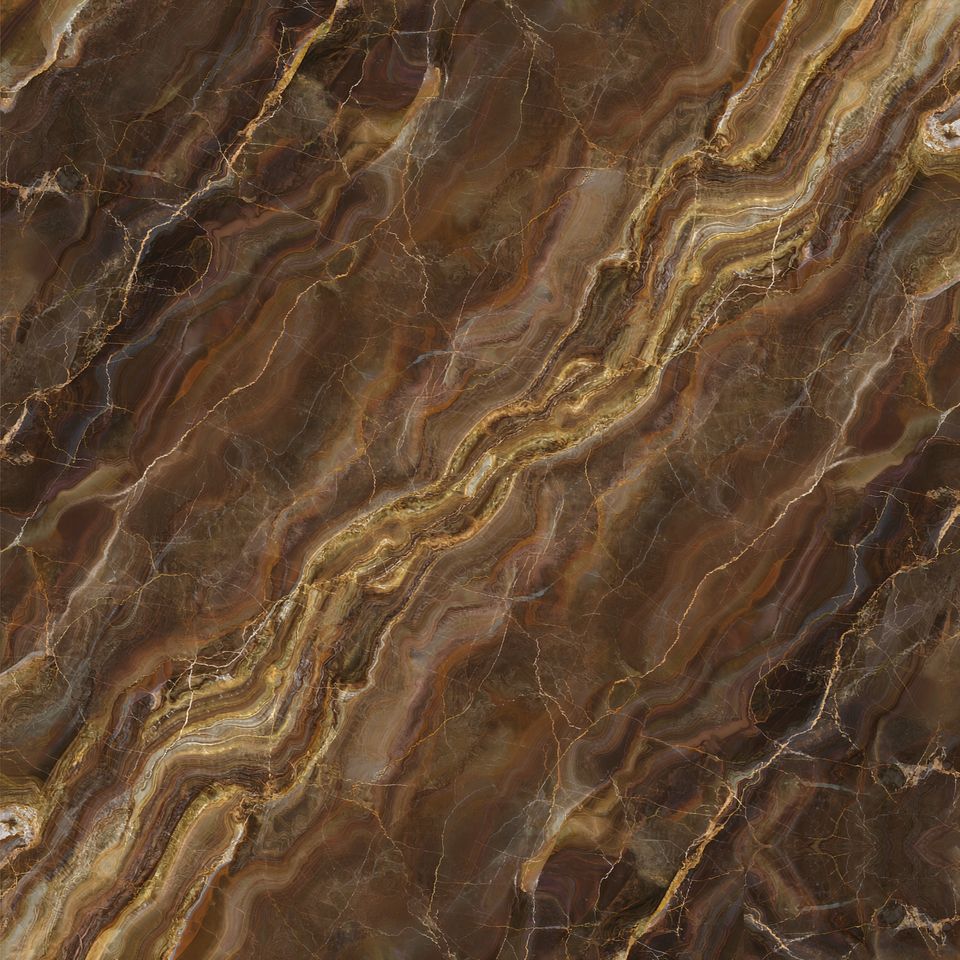 金啡石 Golden Brown Marble 石材樣板圖,啡色系,產地土耳其,產地土耳其,體積密度2.69 g/cm³,吸水率≤0.15%,莫氏硬度4,適用於地面、牆身、檯面、大堂、特色牆
