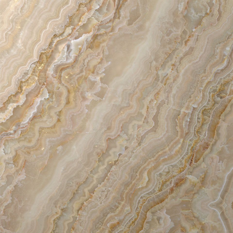 金碧米黃 Golden Jade Beige Marble 石材樣板圖，米黃系，產地中國，產地中國，體積密度2.72 g/cm³，吸水率≤0.12%，莫氏硬度3，適用於地面、牆身、檯面、大堂、特色牆