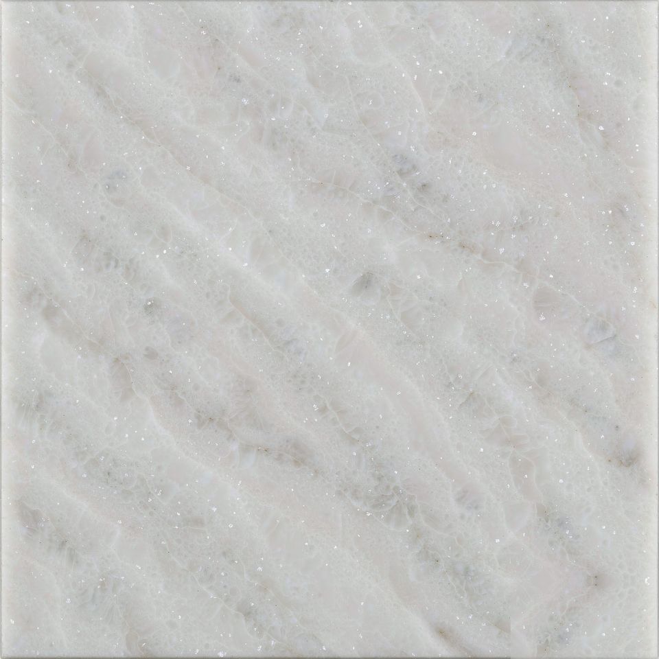 拉薩白 Lasa White Marble 石材樣板圖，白色系，產地意大利，產地意大利，體積密度2.62 g/cm³，吸水率≤0.4%，莫氏硬度4，適用於牆身、檯面、洗手間、特色牆、大堂