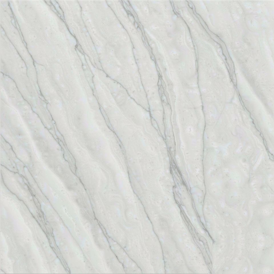 鈴蘭白 Lily White Marble 石材樣板圖，白色系，產地希臘，產地希臘，體積密度2.64 g/cm³，吸水率≤0.15%，莫氏硬度4，適用於牆身、檯面、洗手間、地面、大堂