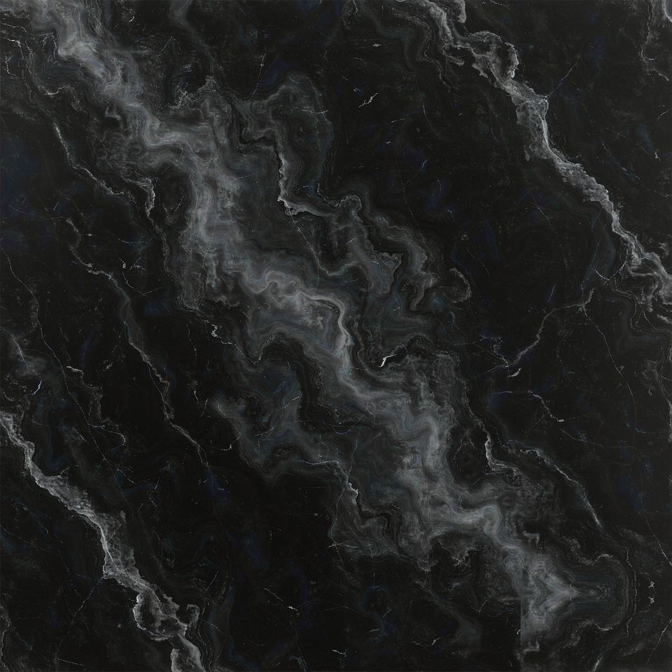 黑雲石 Nero Cloud Marble 石材樣板圖,黑色系,產地意大利,產地意大利,體積密度2.66 g/cm³,吸水率≤0.22%,莫氏硬度4,適用於地面、牆身、檯面、大堂