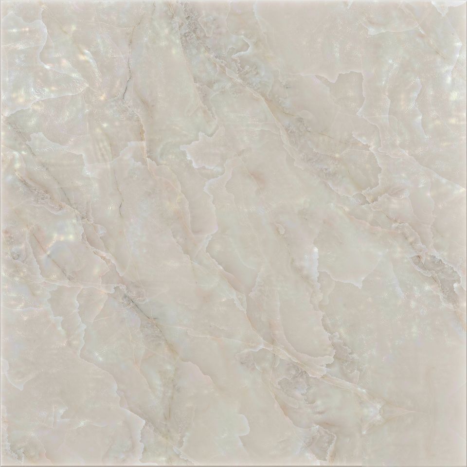 珍珠白 Pearl White Marble 石材樣板圖，白色系，產地土耳其，產地土耳其，體積密度2.65 g/cm³，吸水率≤0.32%，莫氏硬度4，適用於牆身、檯面、洗手間、大堂、地面