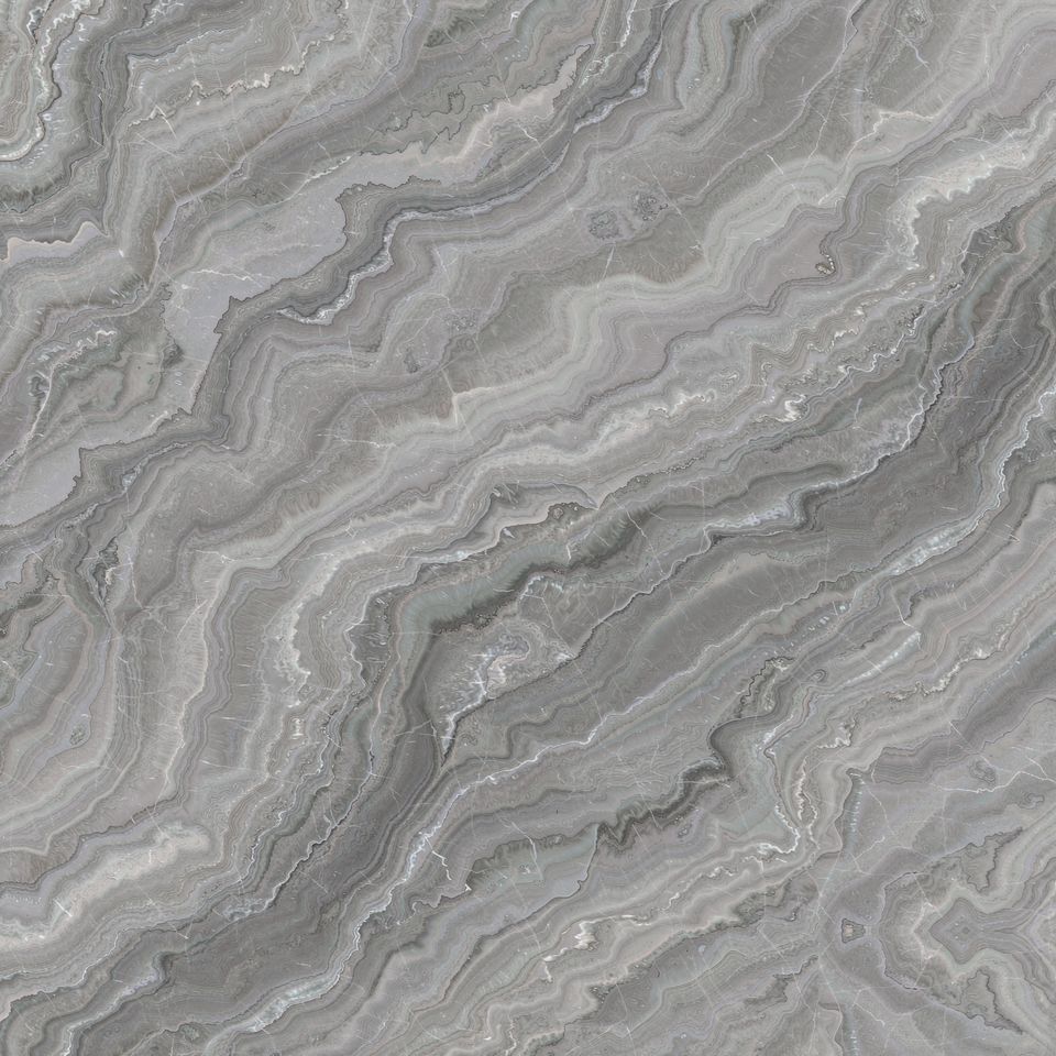香格里拉灰 Shangri-La Grey Marble 石材樣板圖,灰色系,產地中國,產地中國,體積密度2.74 g/cm³,吸水率≤0.11%,莫氏硬度3,適用於地面、牆身、檯面、客廳、特色牆