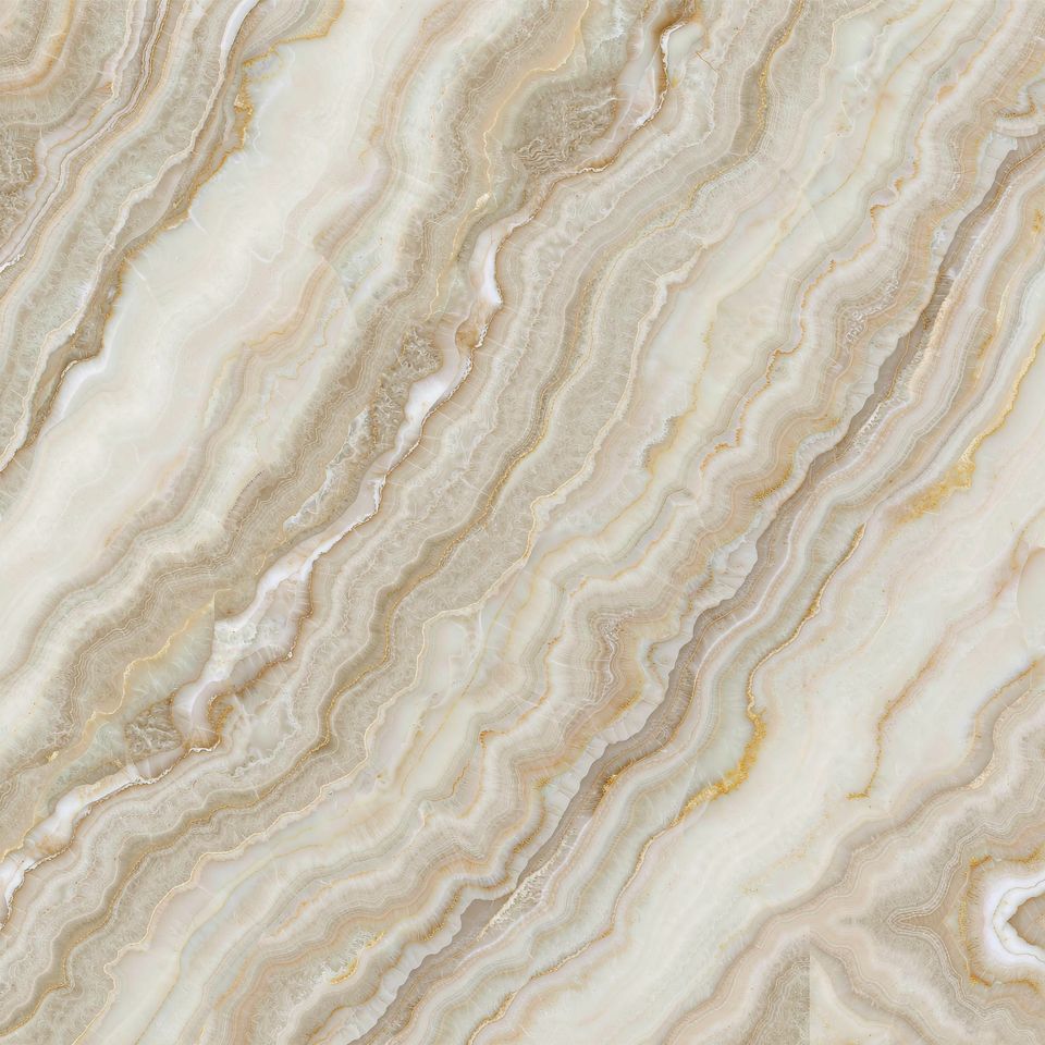 白金米黃 White Gold Beige Marble 石材樣板圖，米黃系，產地土耳其，產地土耳其，體積密度2.69 g/cm³，吸水率≤0.48%，莫氏硬度3，適用於地面、牆身、檯面、大堂、特色牆