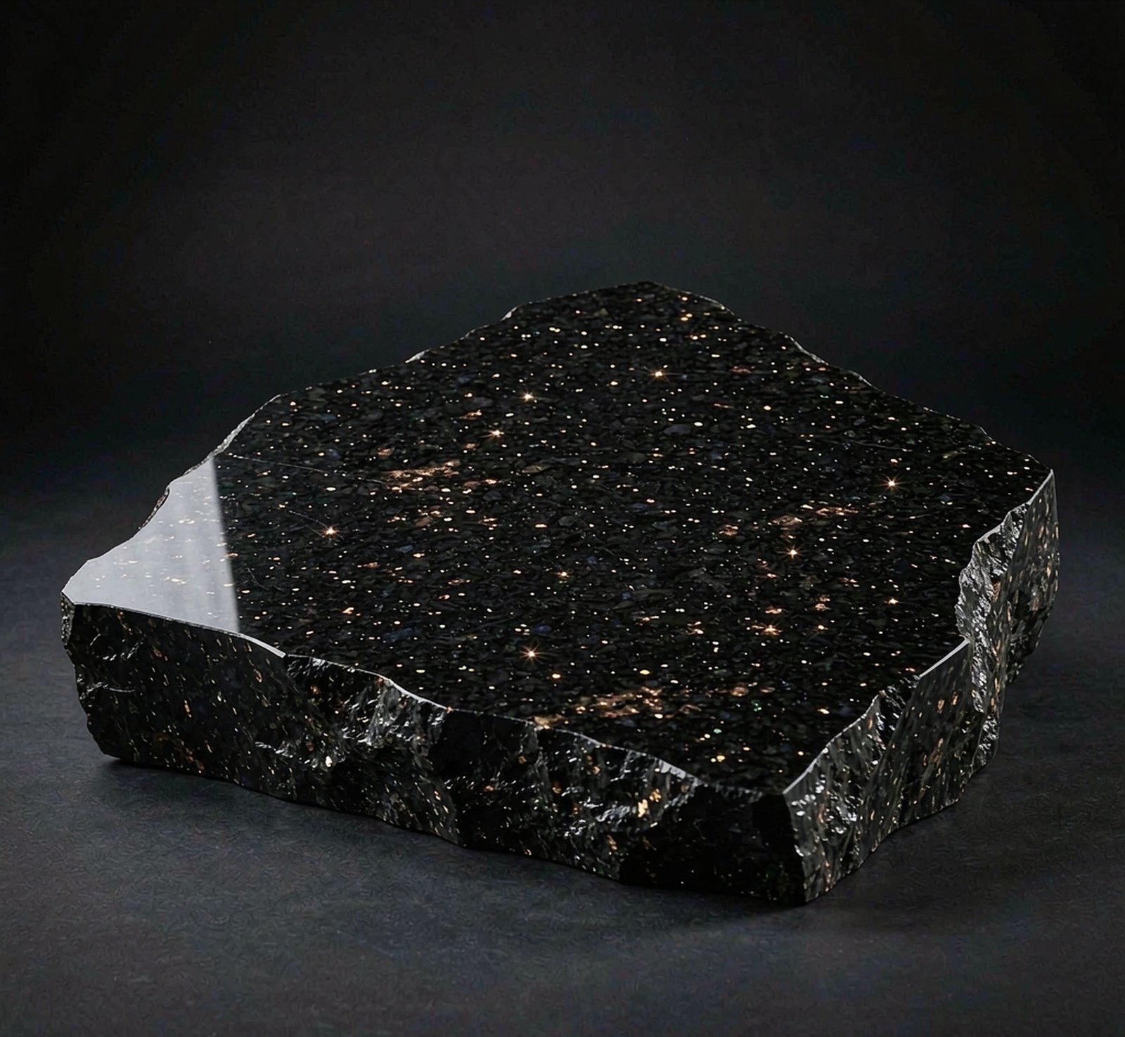 Black Galaxy 黑金沙 高清石材鑒賞 - 香港恆生石材