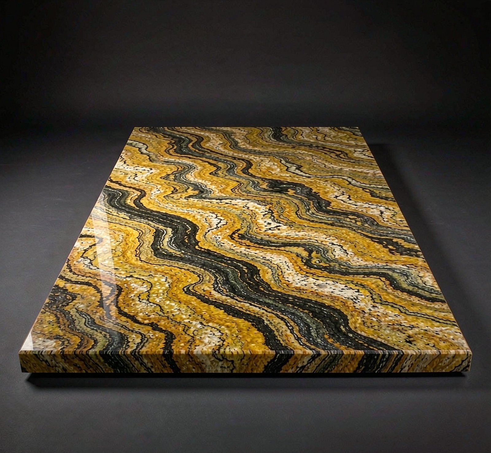 Tiger Skin Yellow 虎皮黃 高清石材鑒賞 - 香港恆生石材