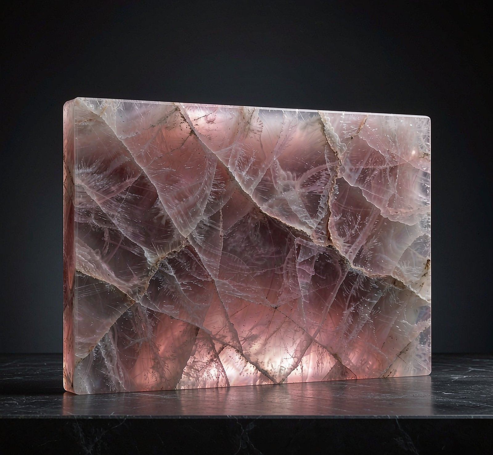 Rose Quartz 玫瑰晶 高清石材鑒賞 - 香港恆生石材