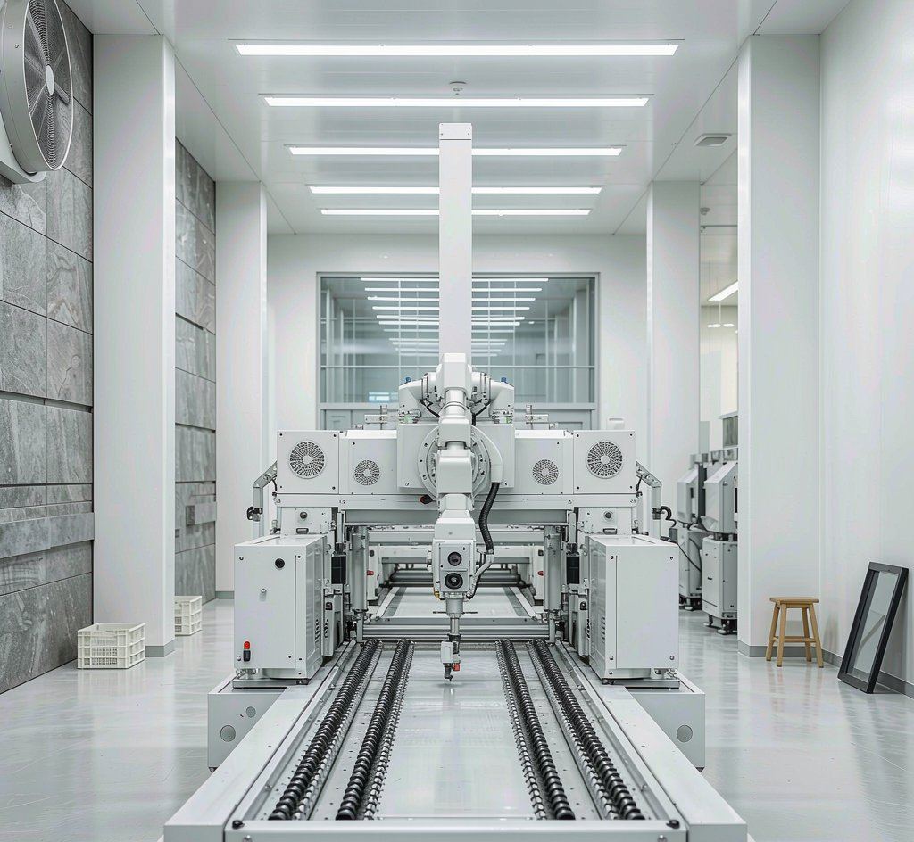 Laser Templating Station 雷射測量放樣站 高清石材鑒賞 - 香港恆生石材