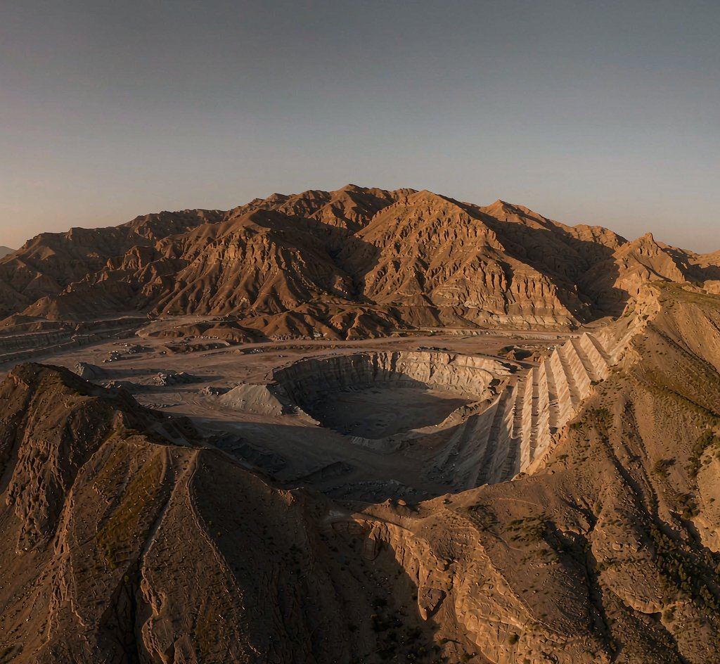 the Egyptian Sinai marble quarry in an arid valley 埃及西奈礦山 高清石材鑒賞 - 香港恆生石材