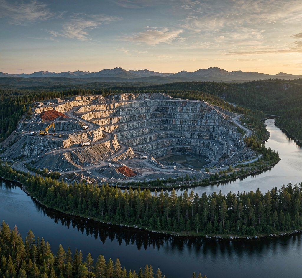 Karelia Quarry Finland 芬蘭花崗岩礦山 高清石材鑒賞 - 香港恆生石材