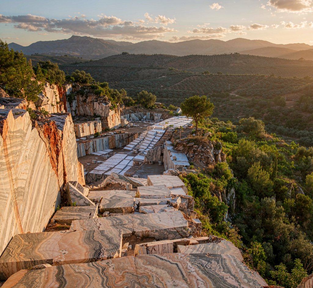 Atlas Quarry Morocco 摩洛哥阿特拉斯礦山 高清石材鑒賞 - 香港恆生石材