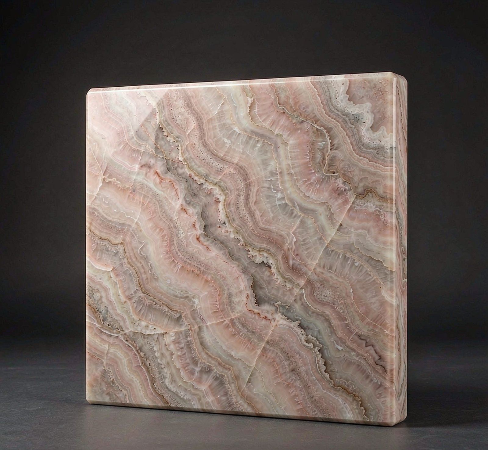 Pink Dolomite with soft blush tones 粉紅白雲石 高清石材鑒賞 - 香港恆生石材