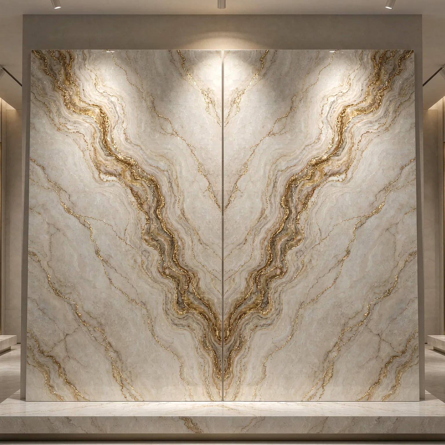 Carrara Gold sintered slab · view 03