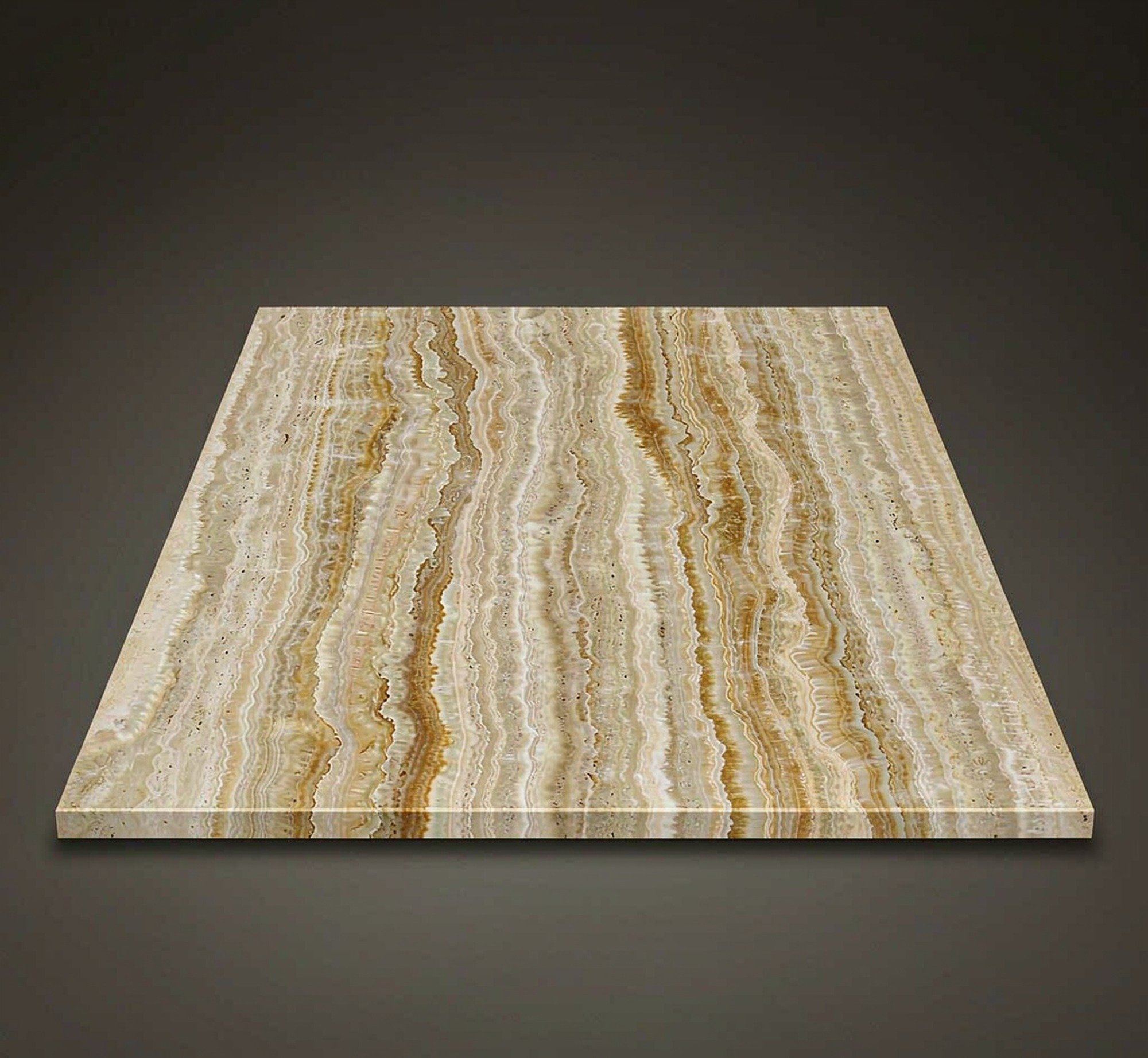 Vein-cut Travertine 順紋洞石 高清石材鑒賞 - 香港恆生石材