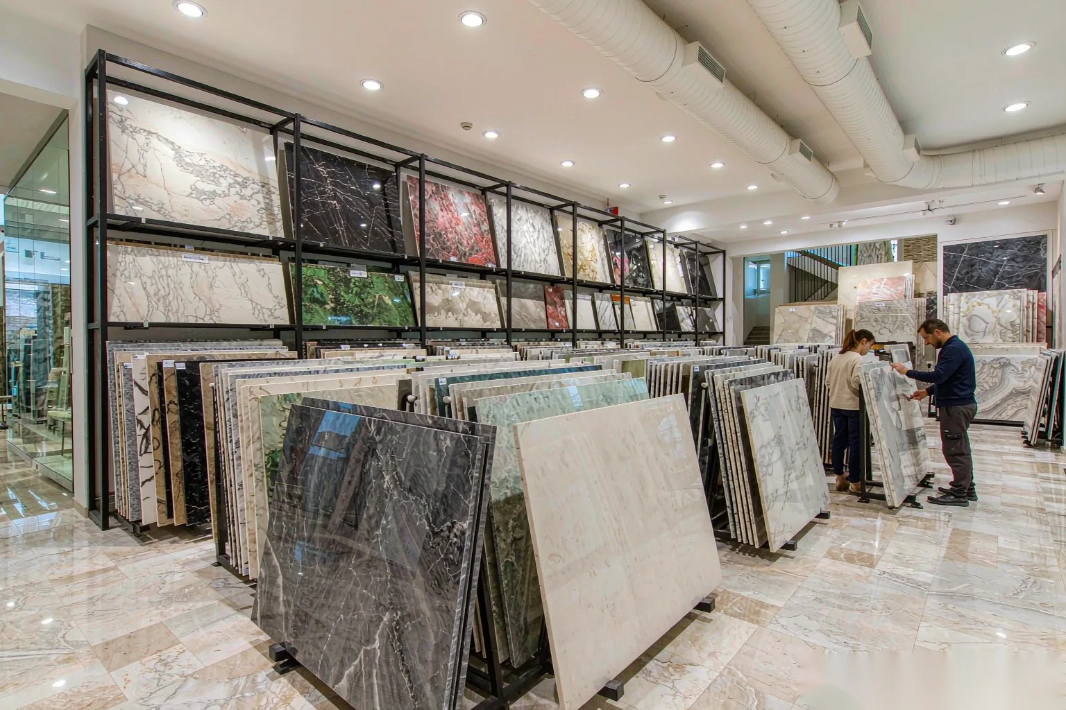 香港石材展廳同源頭直供示意